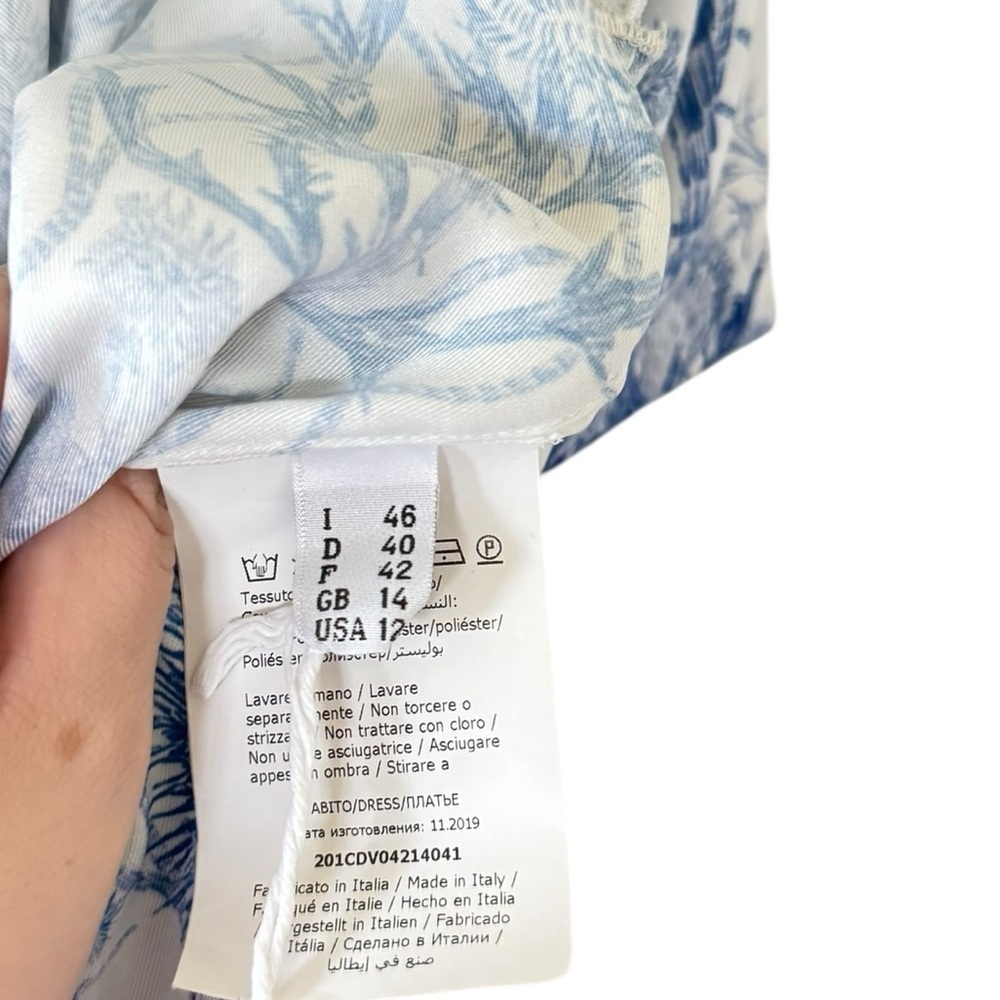 Cedric Charlier Toile Printed Drawstring Dress - Picture 6 of 14